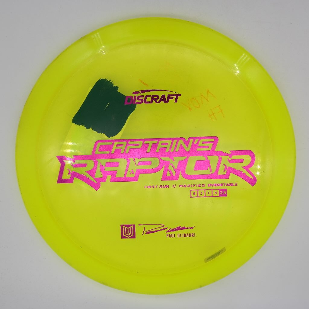 Captain`S Raptor `First Run` Z